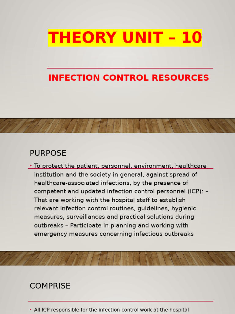 Infection Control Resource Guidelines | PDF | Infection | Hospital ...