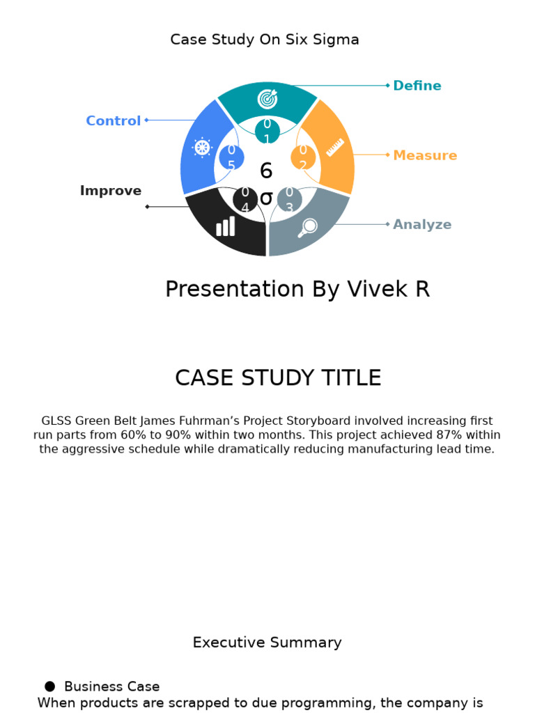 Case Study On Six Sigma | PDF