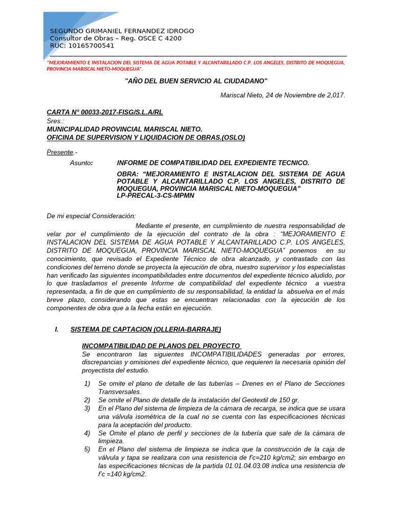 INCOMPATIBILIDADES OK PRESENTADO-LOPS ANGELES | PDF | Hormigón ...
