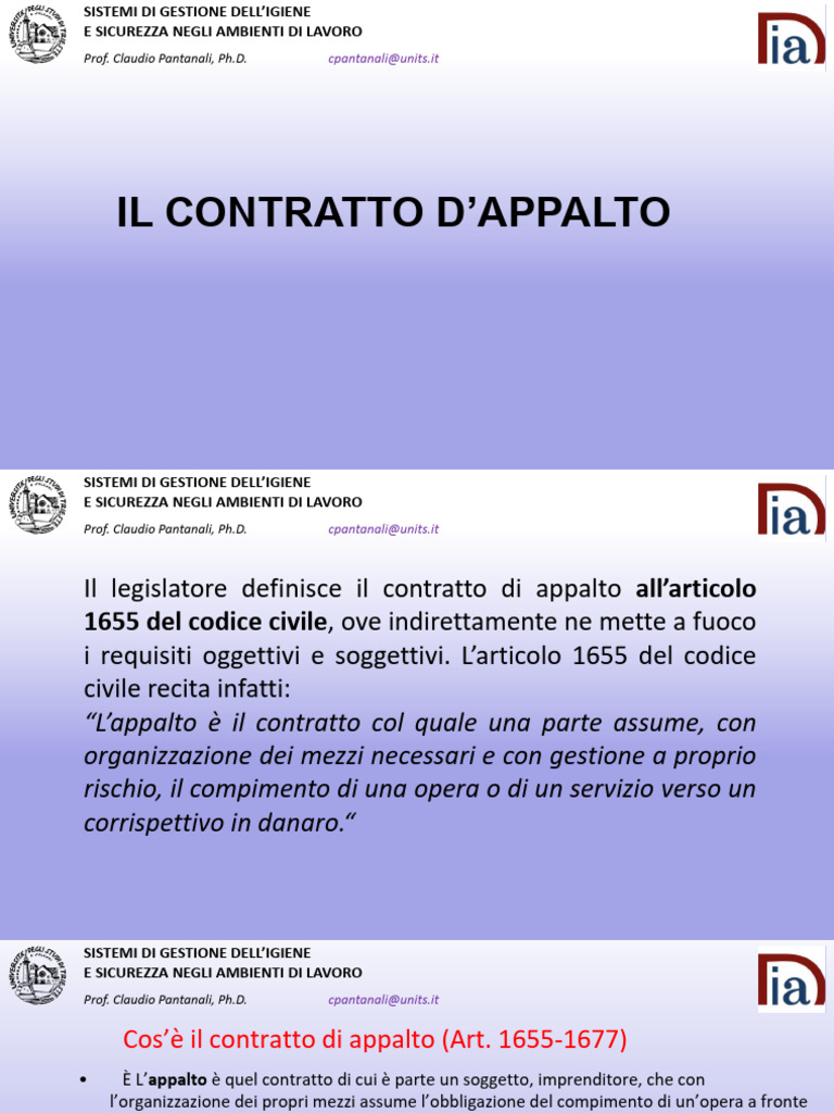 004 Contratto Di Appalto REV | PDF