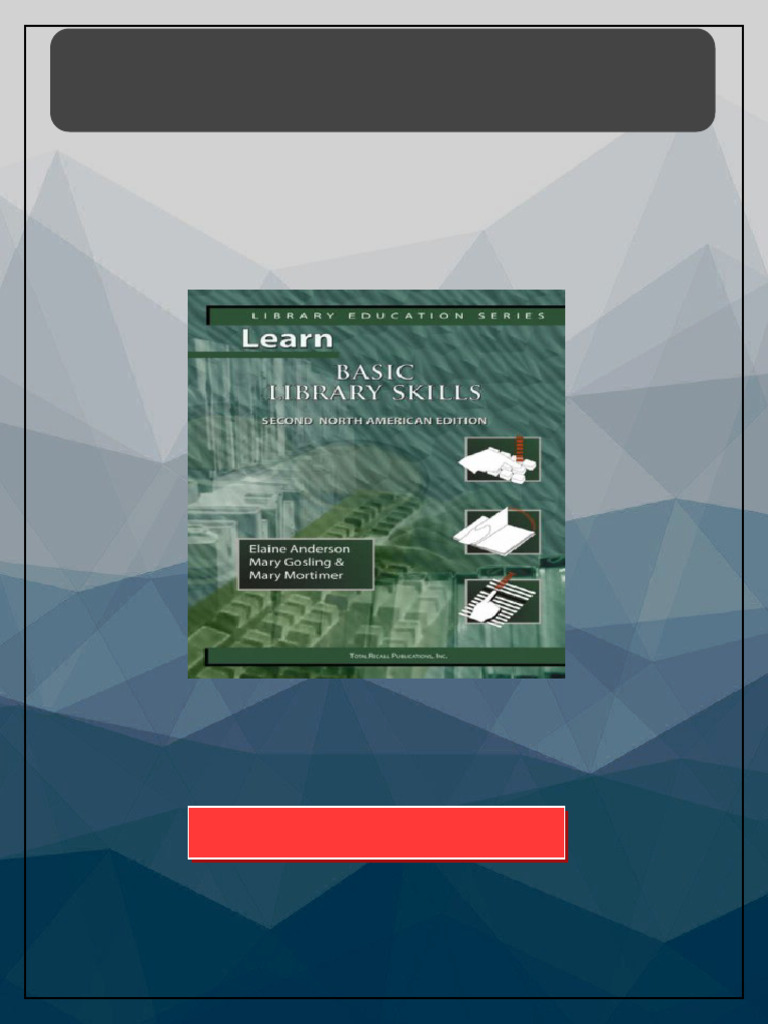 Learn Basic Library Skills Second North American Edition Library ...