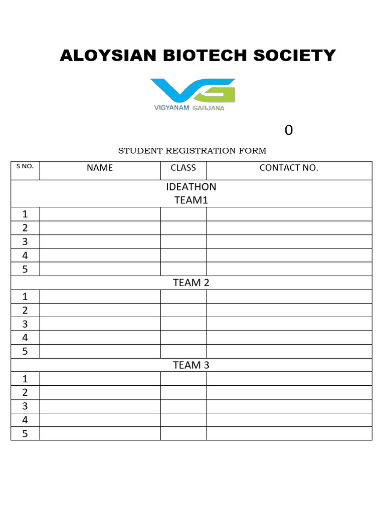Registration Form | PDF
