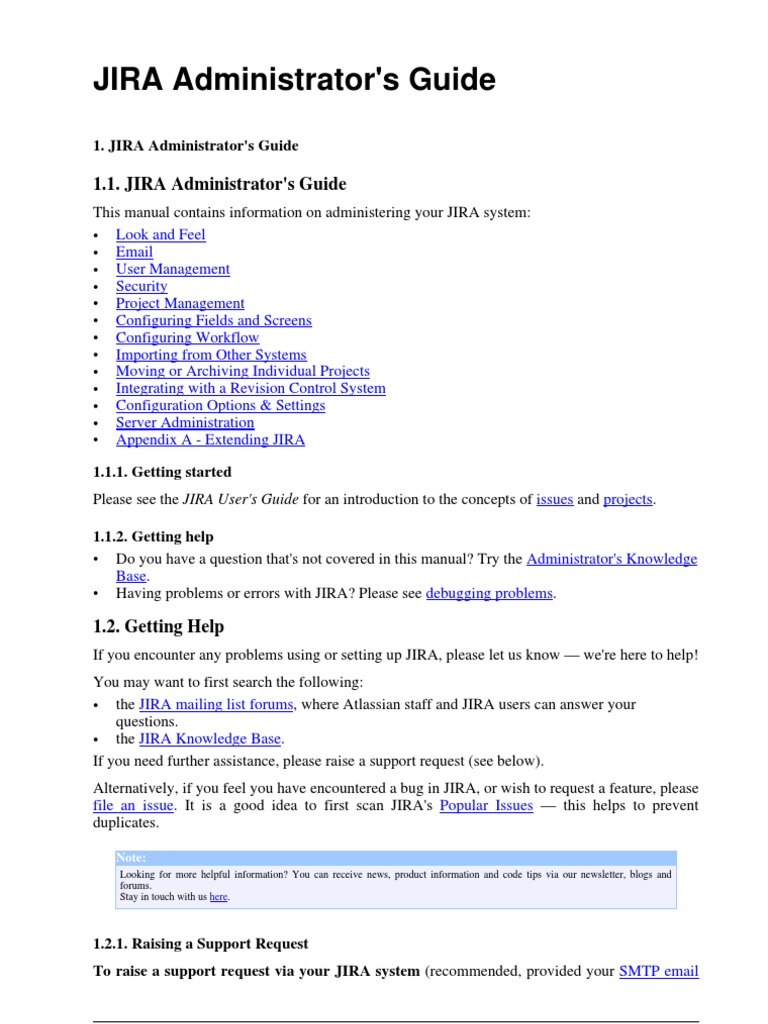 Jira Manual Config PDF | PDF | Email Address | Cyberspace