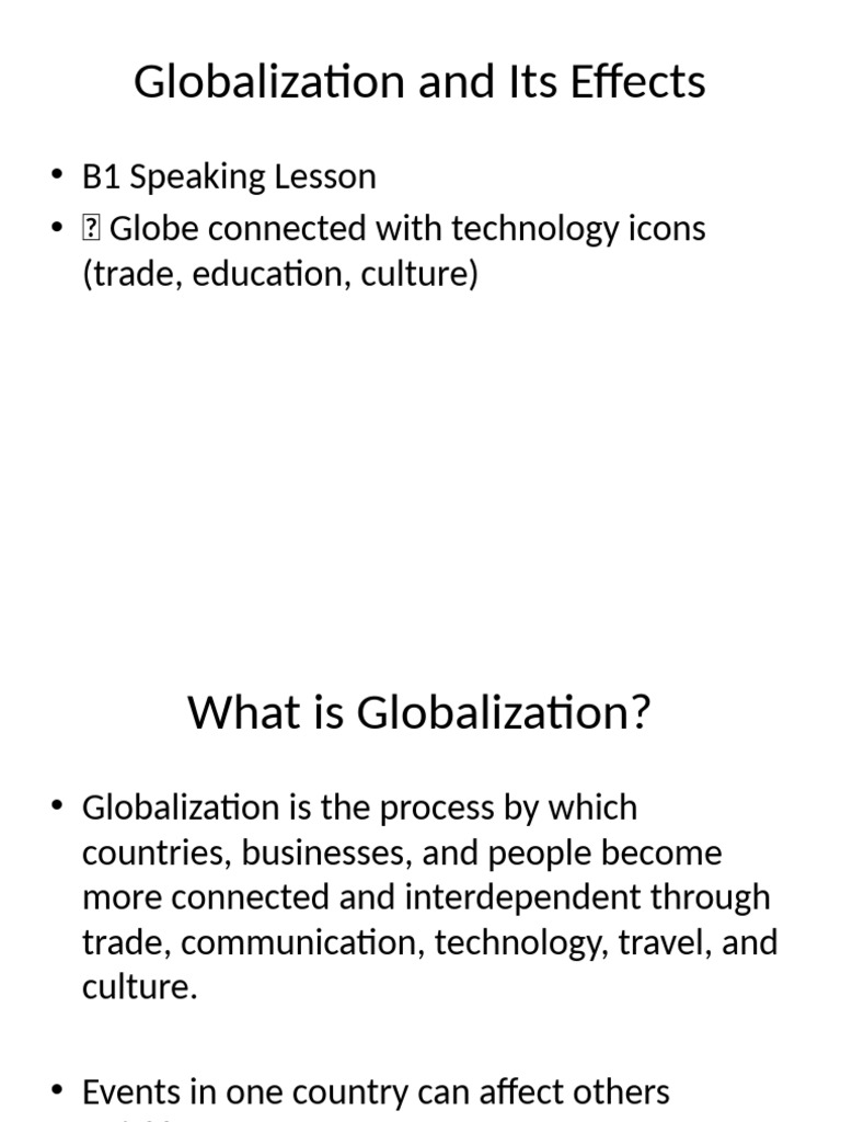 Understanding Globalization's Impact | PDF | Globalization | Economies