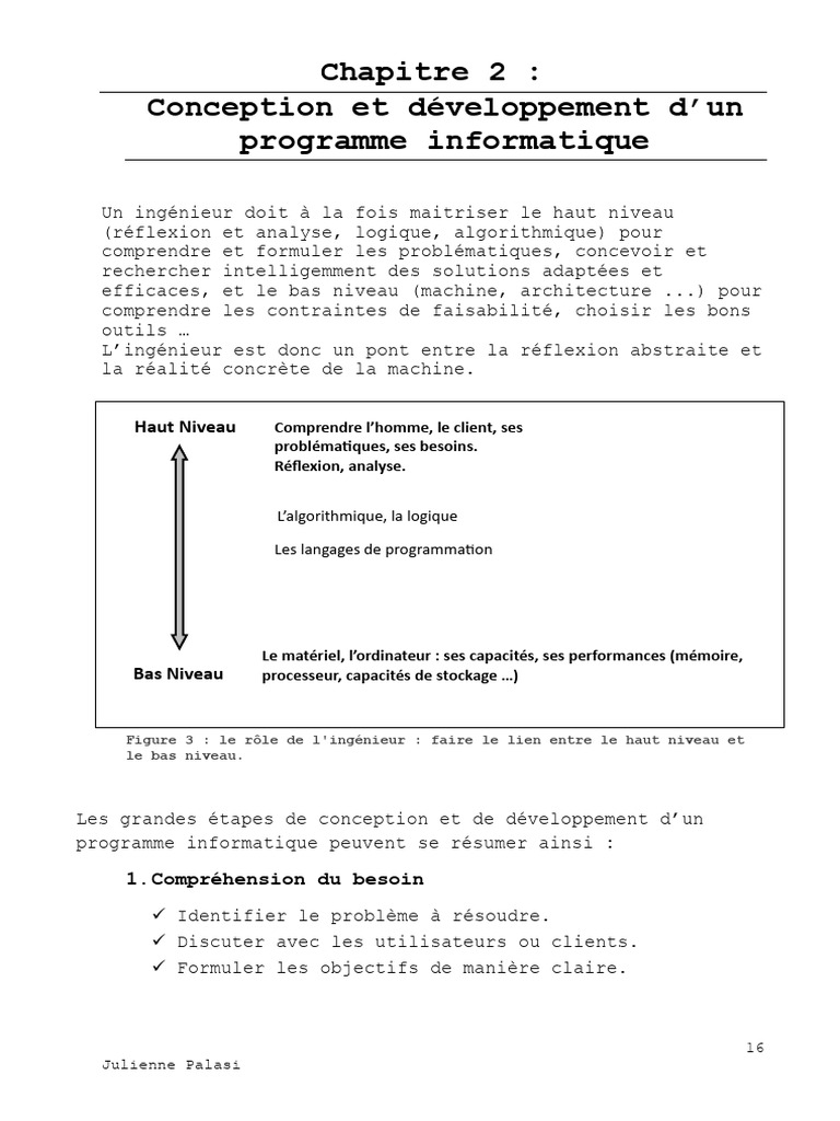 Conception d'un programme informatique en C | PDF | Programme ...