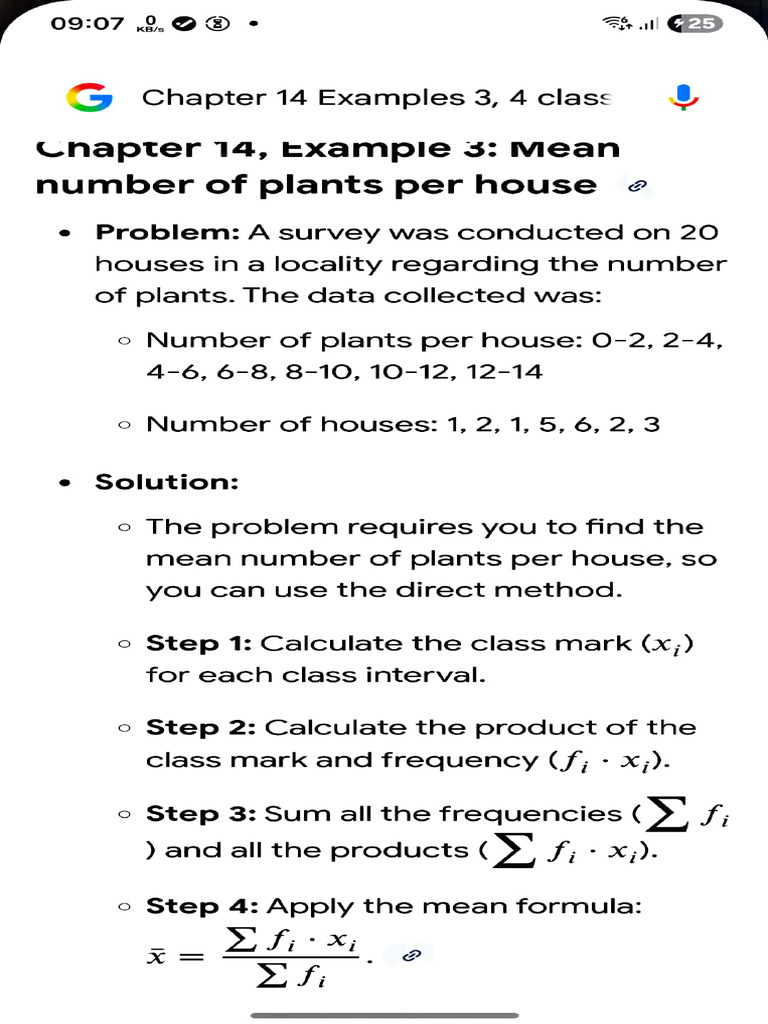 Mean Calculation Examples in Statistics | PDF | Rational Number | Ratio