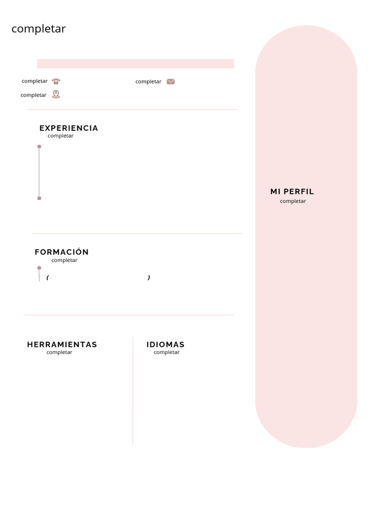 Currículum CV Abogada Sencillo Rosa | PDF