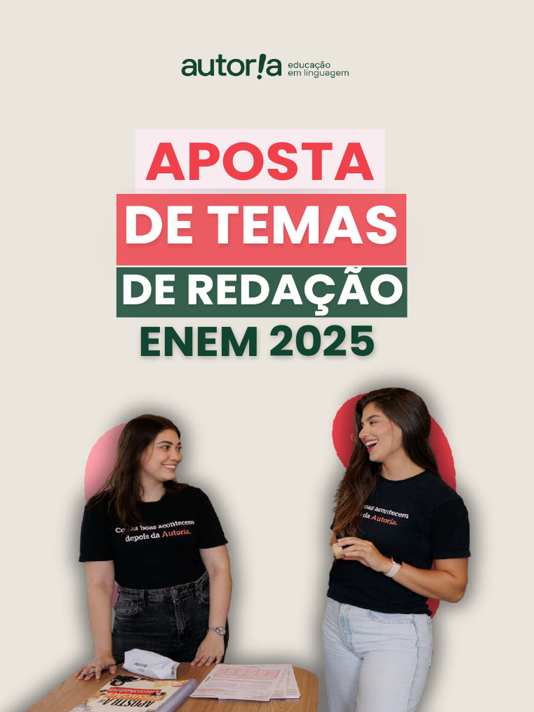Temas de Redação ENEM 2025: Apostas e Dicas | PDF | Science | Cidade