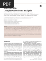 Doppler Waveform Patterns Explained | PDF | Vein | Cardiovascular System