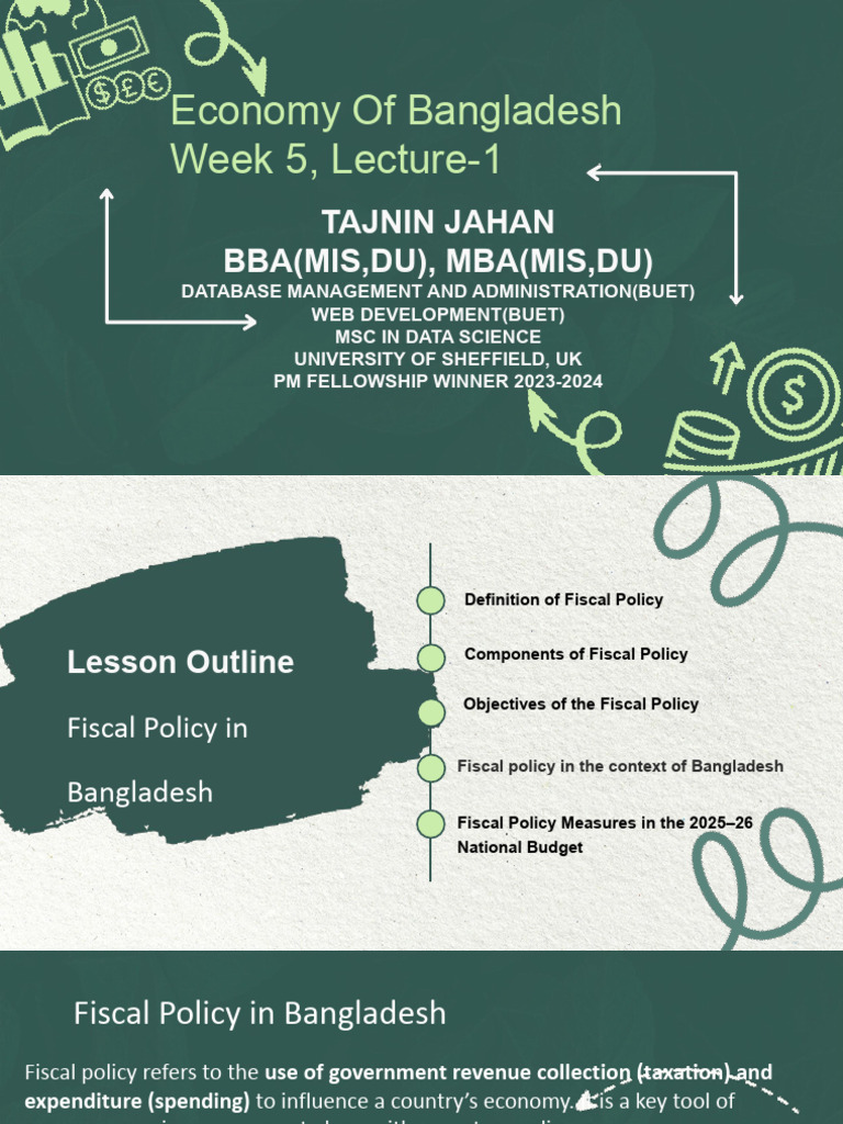 Fiscal Policy Overview for Bangladesh 2025-26 | PDF | Fiscal Policy ...