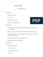 Penatalaksanaan Diet Anemia