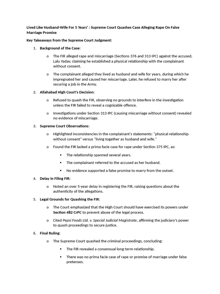 Supreme Court Rulings on Legal Cases | PDF | Bail | Judgment (Law)
