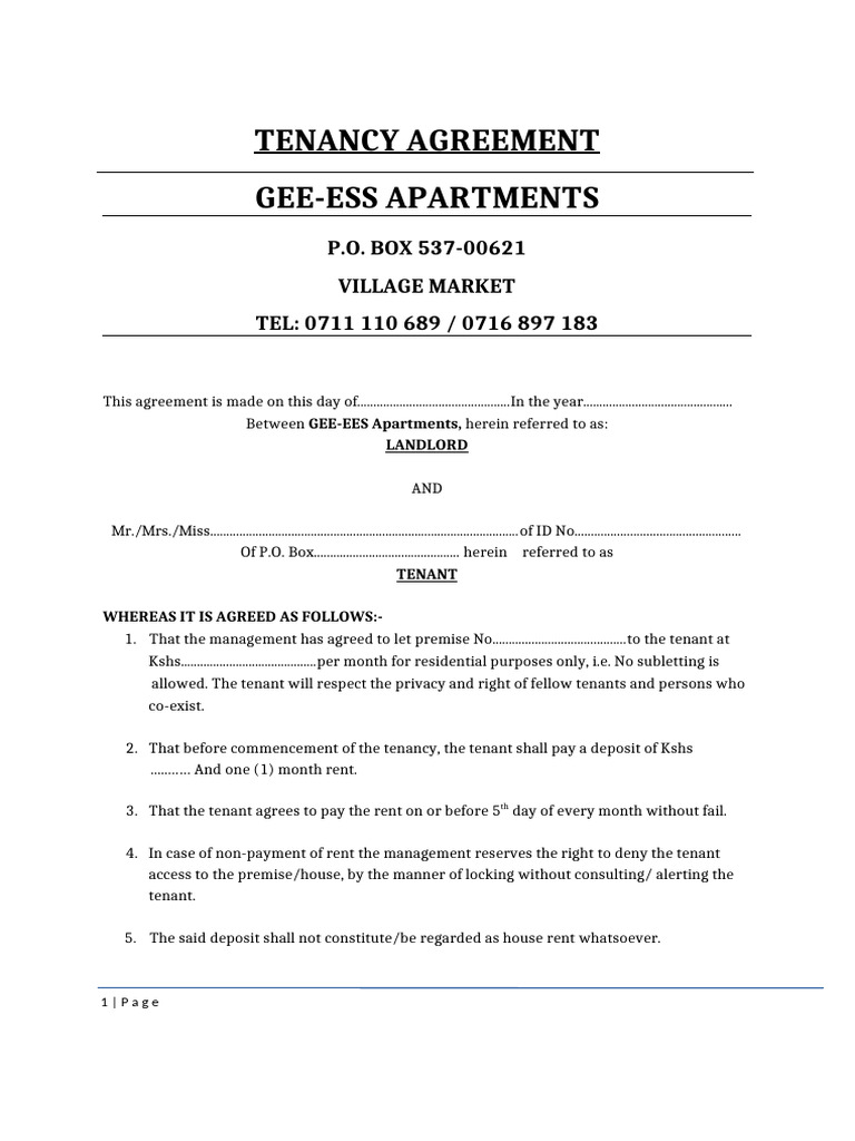 New Tenant | PDF | Leasehold Estate | Lease