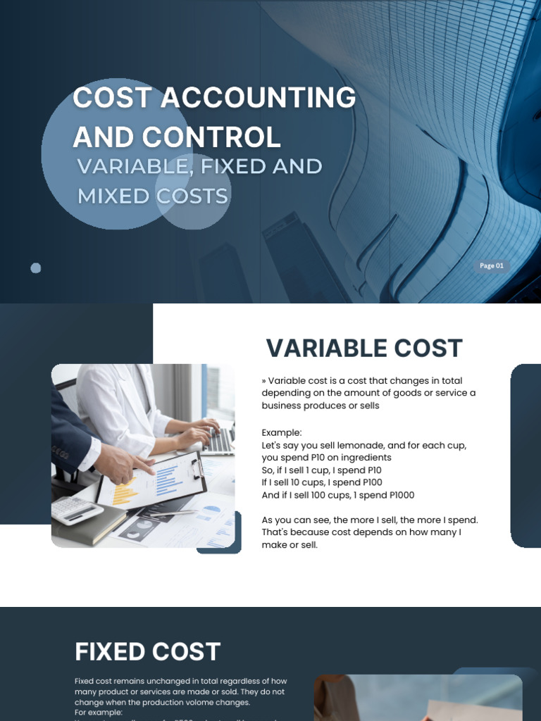 Variable, Fixed, and Mixed Cost WEEK 2 PDF | PDF