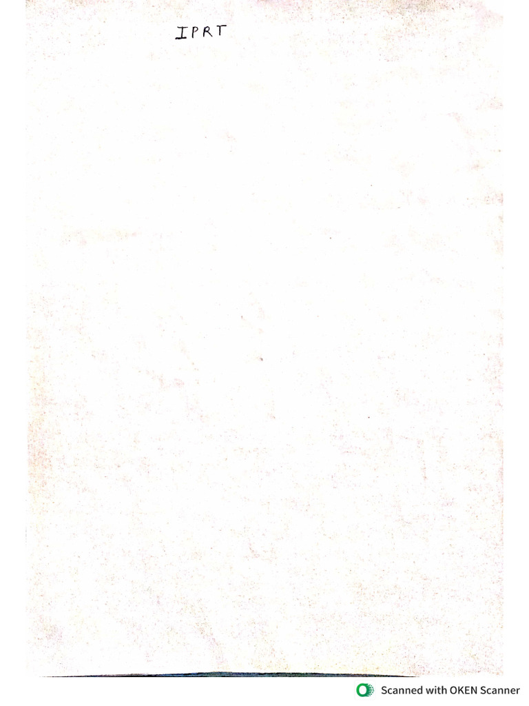 IPRT Notes | PDF