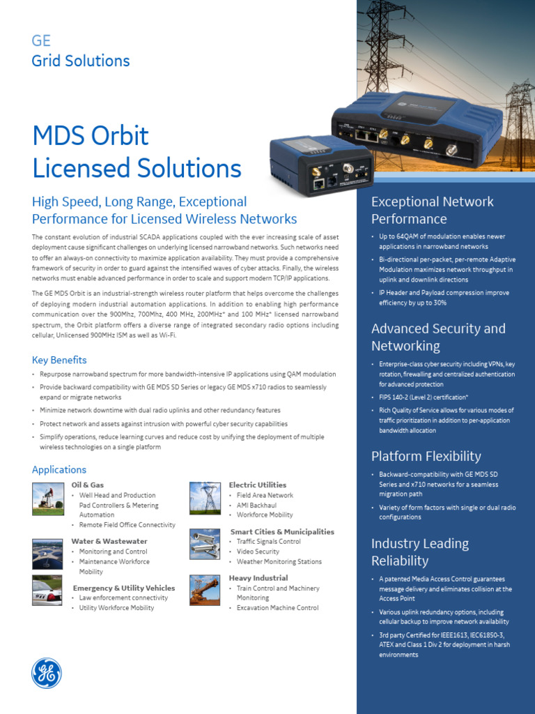 MDS Orbit Licensed Solutions 12931D en 202203 | PDF | Computer Network ...