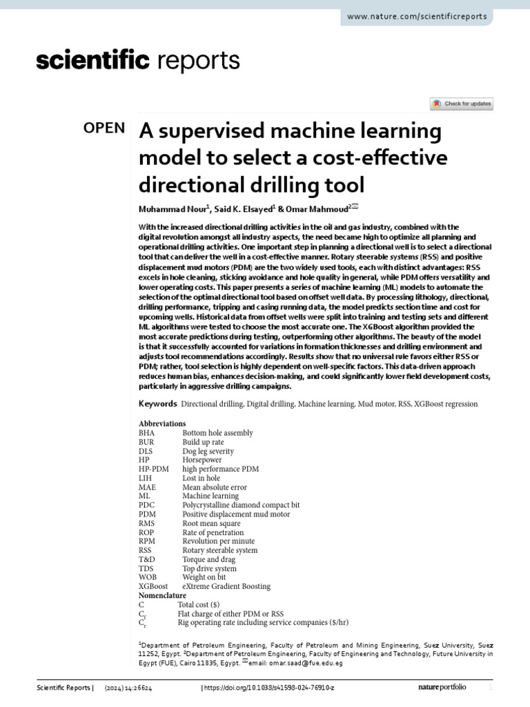 Cost-Effective Tool Selection in Drilling | PDF | Machine Learning