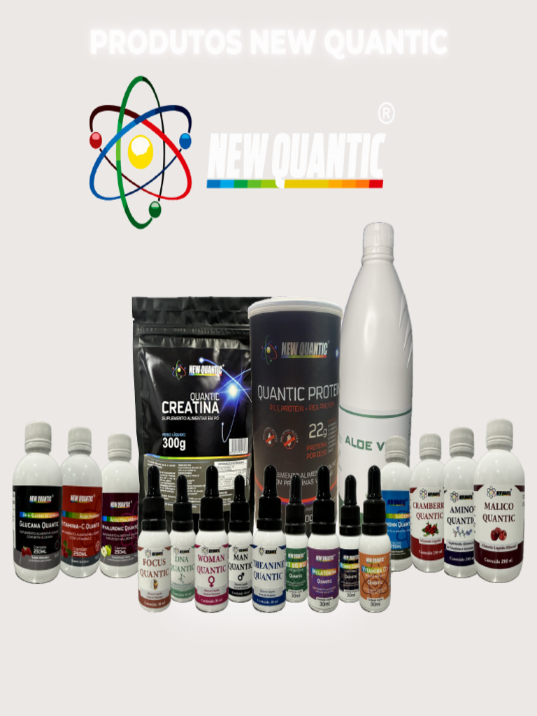 Suplementos Alimentares Quantic Sem Glúten | PDF | Vitamina | Telômero