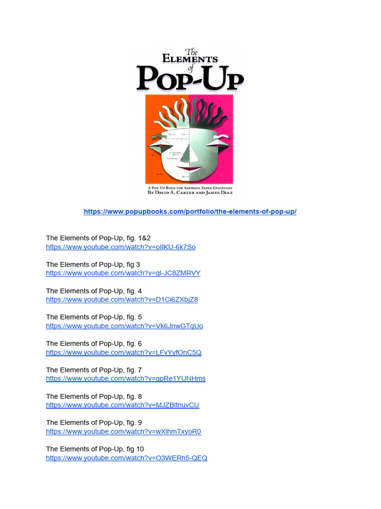 Elements of PopUp Book Design PDF