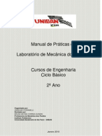 Manual de Praticas Laboratoriais - Disciplina de Mecanica dos Fluidos - 2-¦ ANO