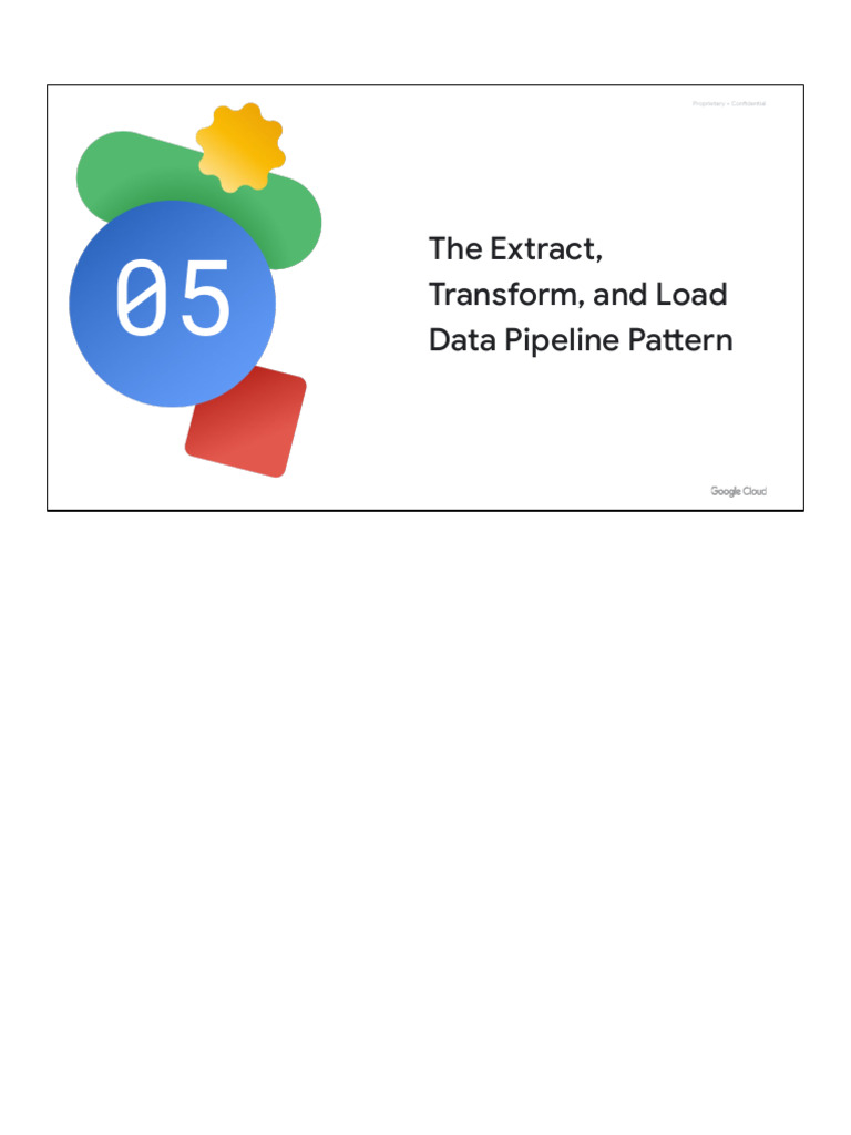 Module 5 -The Extract, Transform, And Load Data Pipeline Pattern | PDF ...