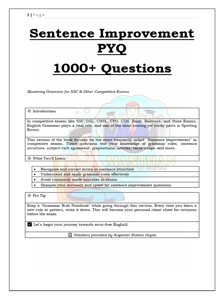 Sample Sentence Improvement - 61323690 - 2025 - 08 - 17 - 11 - 38 | PDF ...