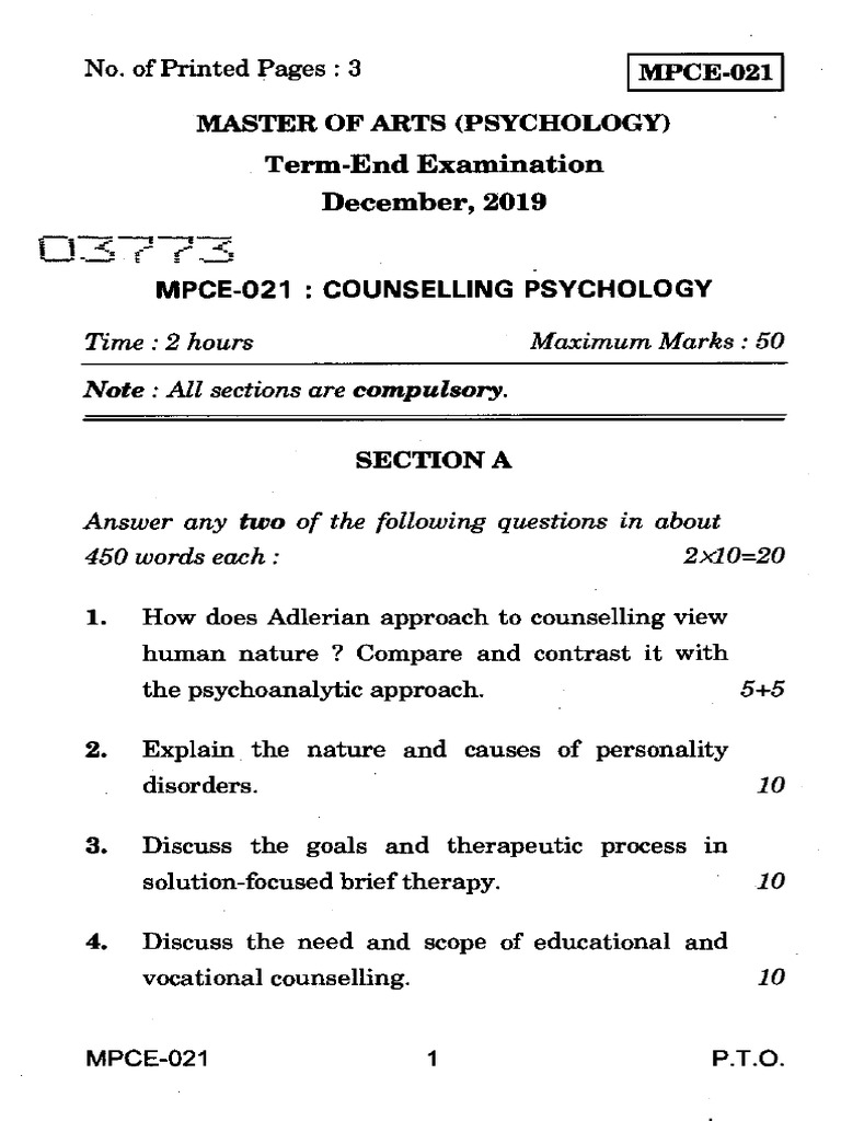 Mpce-021 D19 | PDF