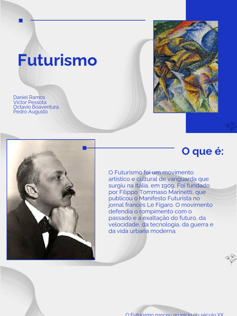 Futurismo: Movimento Artístico e Cultural | PDF | As artes