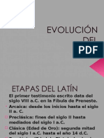 Evolución Del Latín