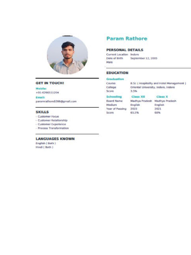 Param Rumes | PDF