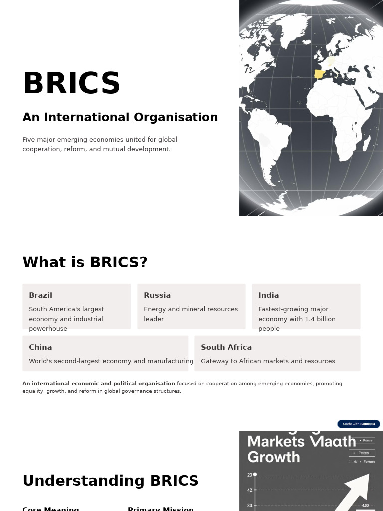 BRICS | PDF | World Economy | Economies