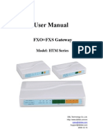 User Manual HTM Series