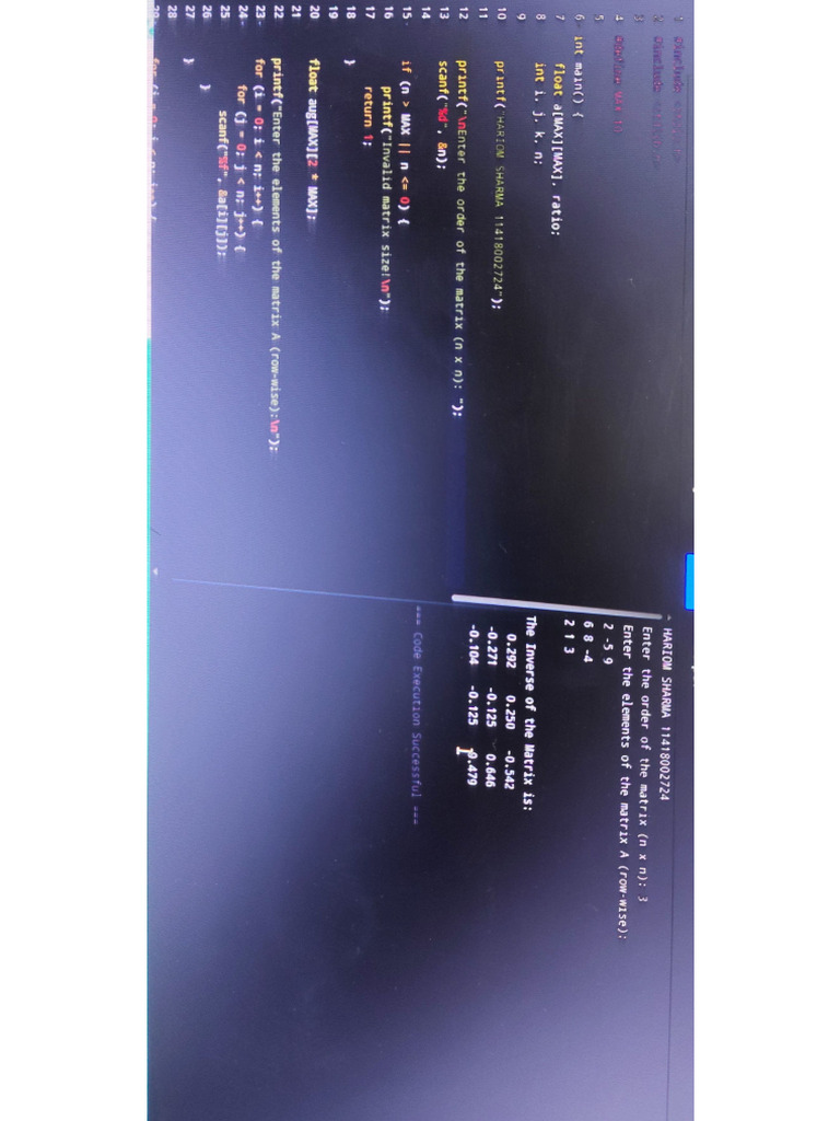 Gauss Jordan Method | PDF