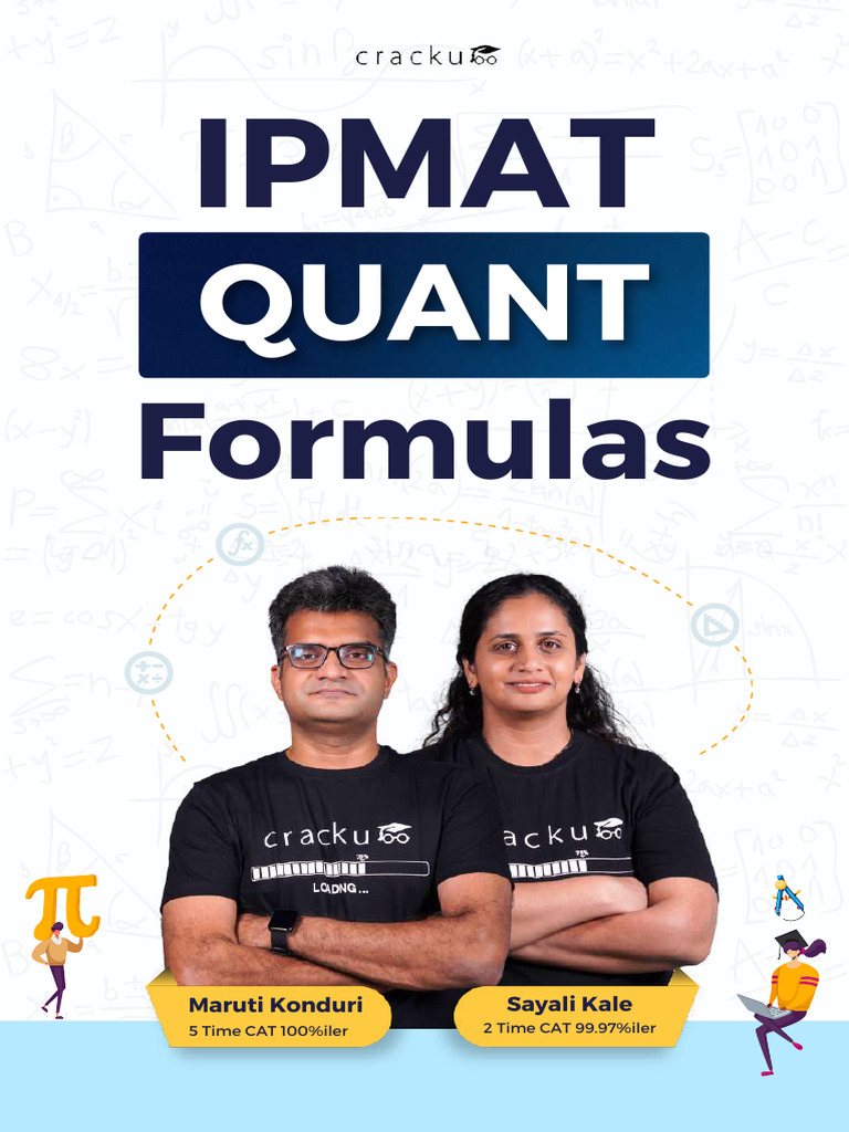 IPMAT Quant Formulas Guide | PDF | Interest | Equations