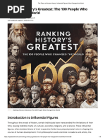 Top 100 Influential Figures in History | PDF