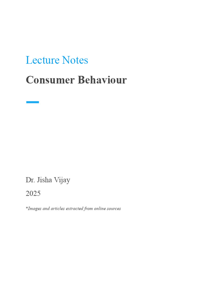 Understanding Consumer Behaviour Dynamics | PDF | Attitude (Psychology ...