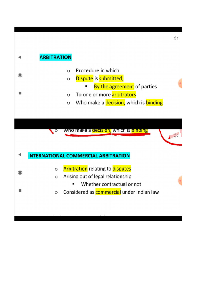 Definition Arbitration | PDF