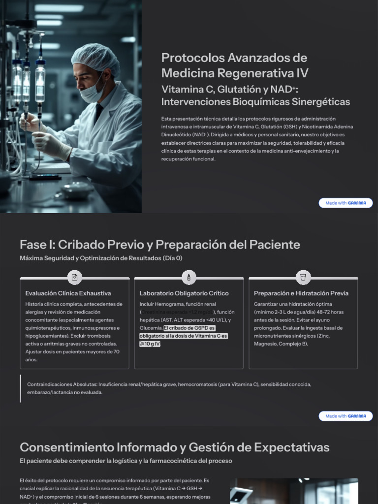 Protocolos IV de Medicina Regenerativa | PDF | Tratamientos médicos ...