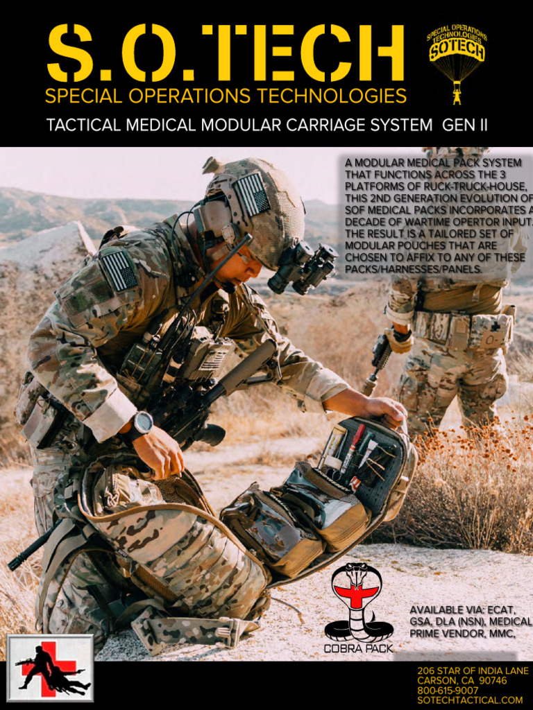 Cobra Medical Pack: Modular Organizer System | PDF | Backpack
