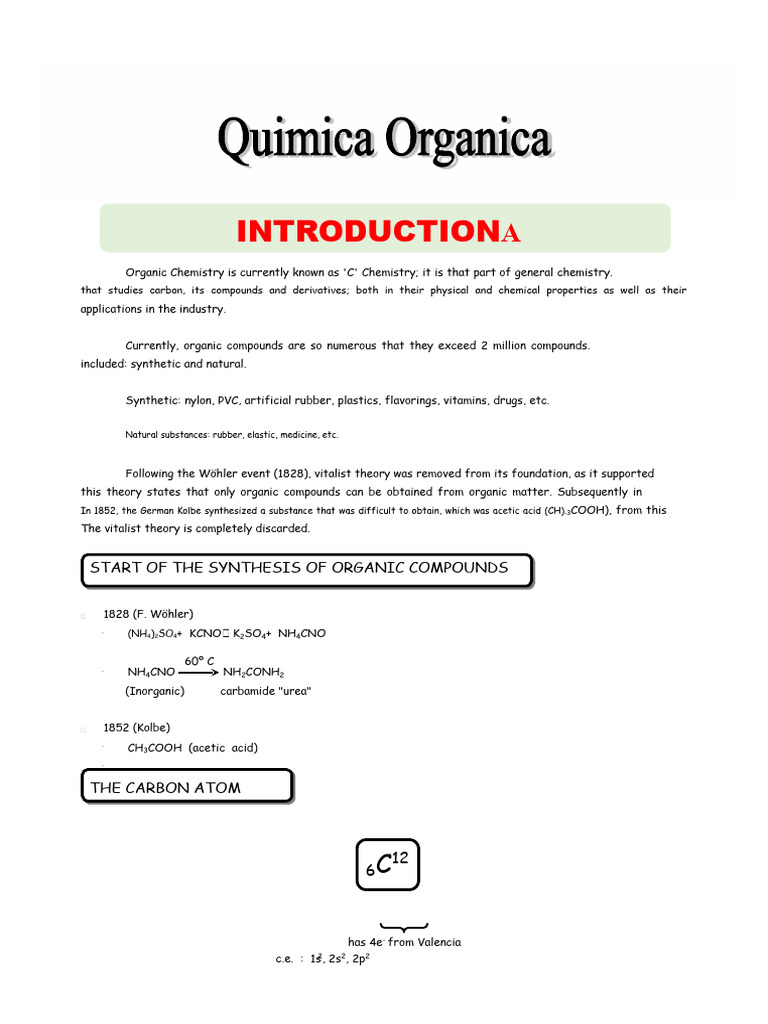 Overview of Organic Chemistry Concepts | PDF | Molecular Orbital ...