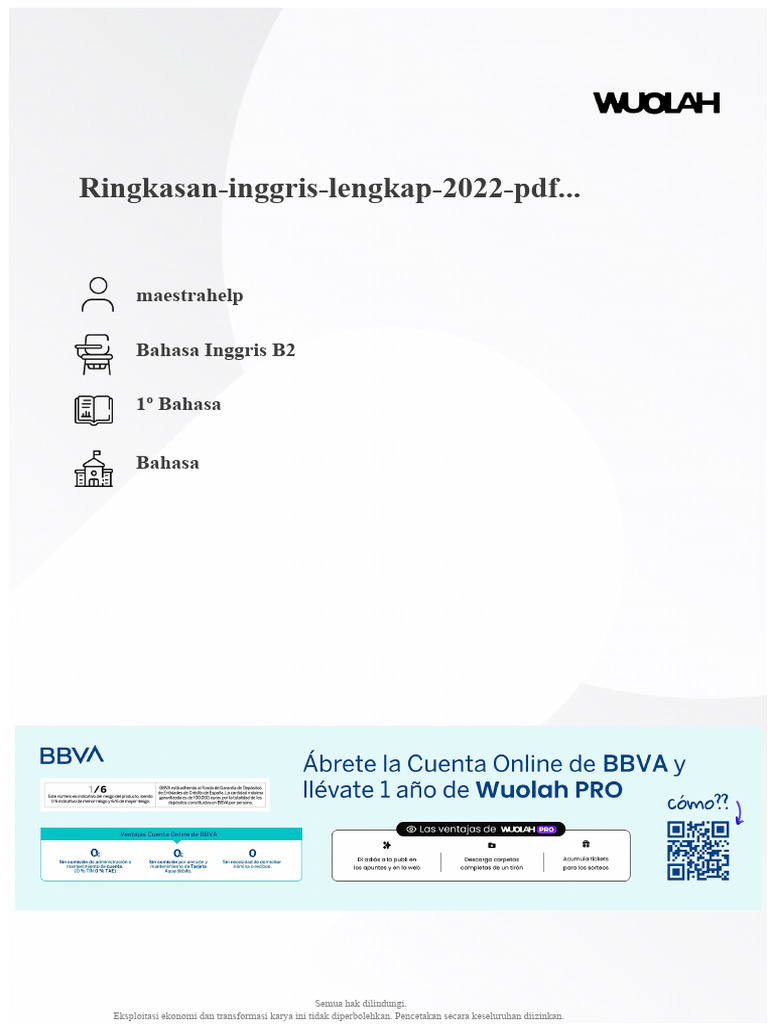 Panduan Lengkap Pronoun dalam Bahasa Inggris | PDF