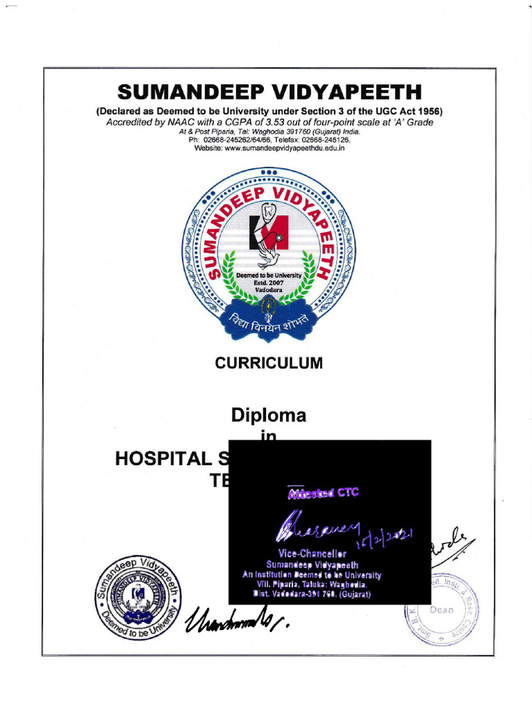 Diploma Teknisi Sterilisasi RS CSSD Lama | PDF