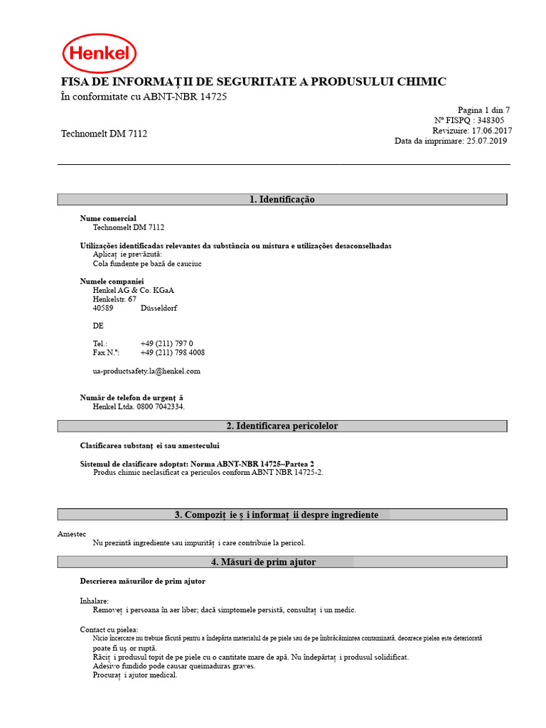 Technomelt DM 7112 | PDF