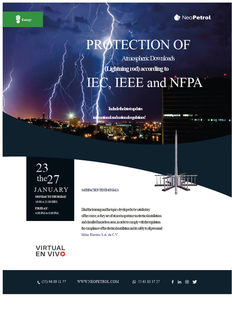 Lightning Protection Systems According To IEC, IEEE, and NFPA | PDF ...