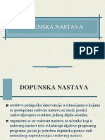 Dopunska Nastava