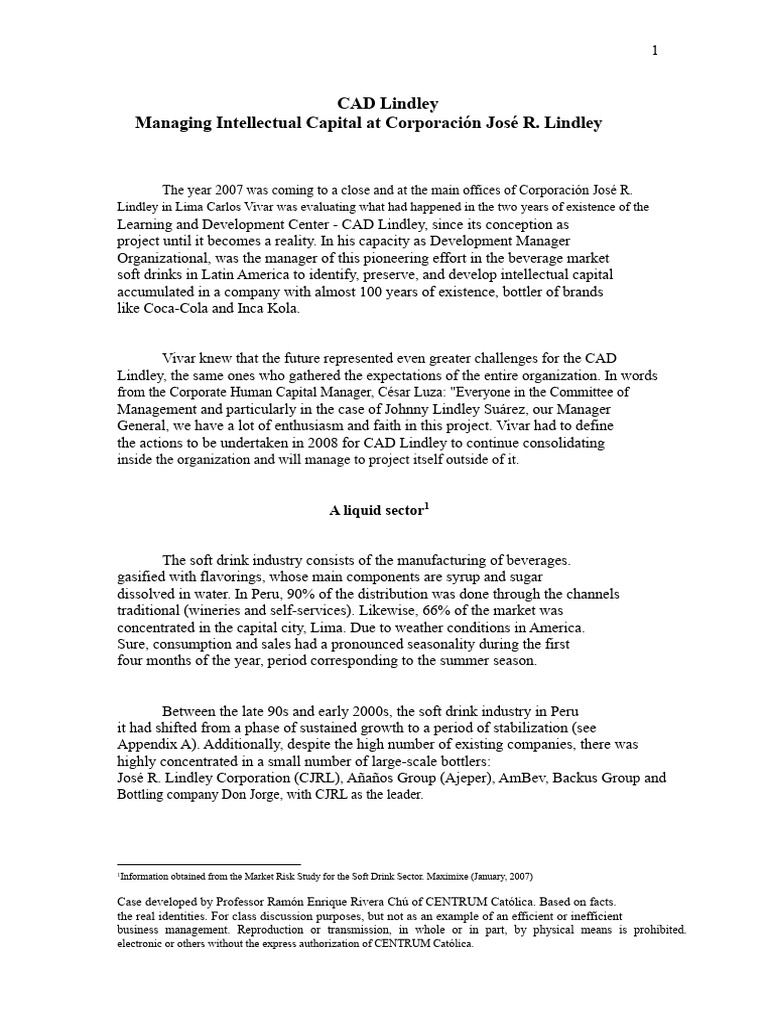 Managing Intellectual Capital at CJRL | PDF