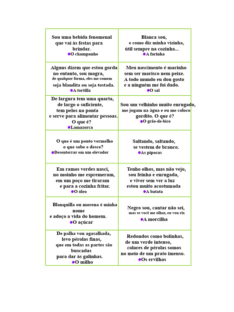 Adivinhações e enigmas | PDF