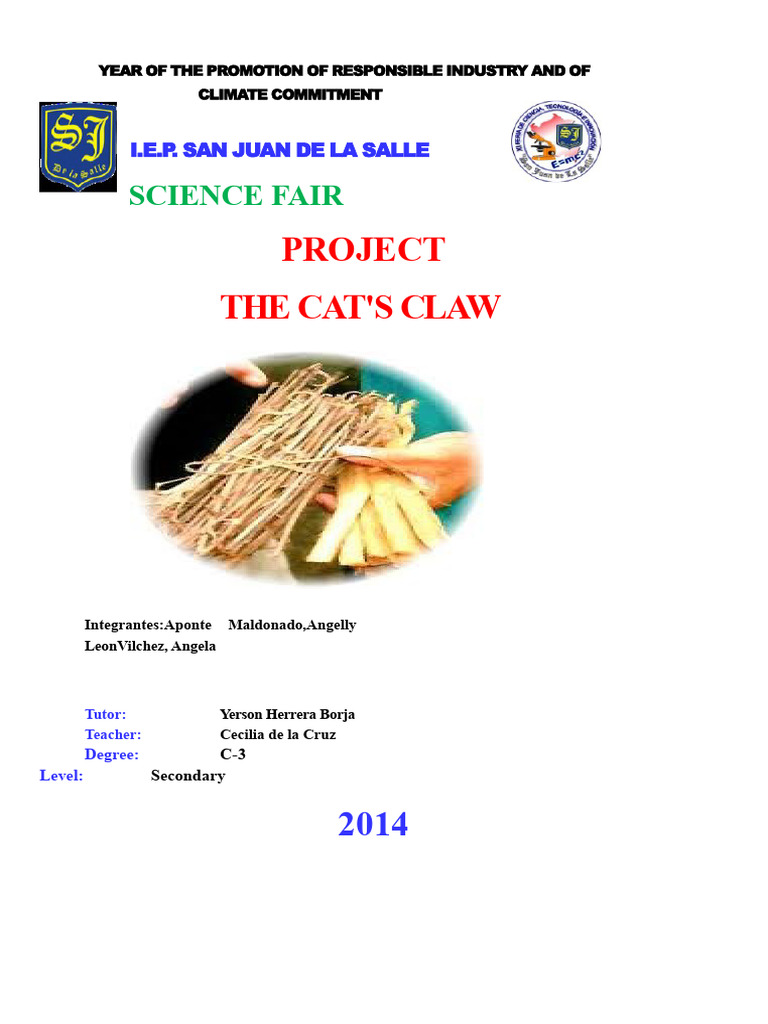 Monograph Cat's Claw | PDF | Antiviral Drug | Virus