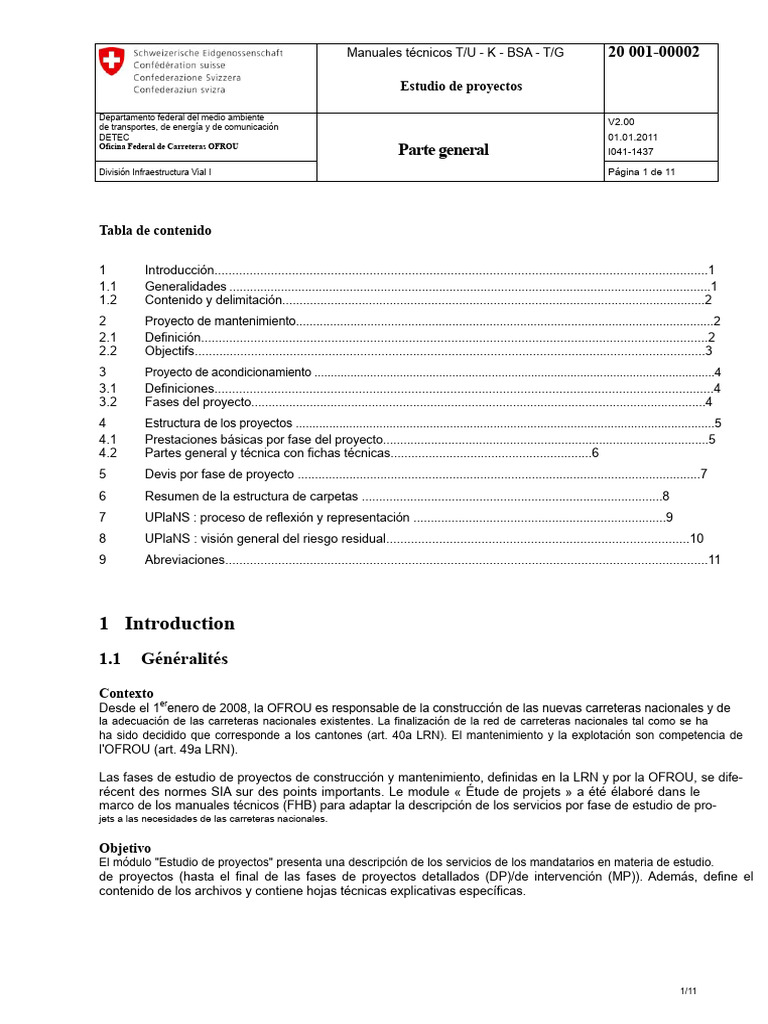 Manual Técnico de Proyectos Viales | PDF | Evaluación de impacto ...