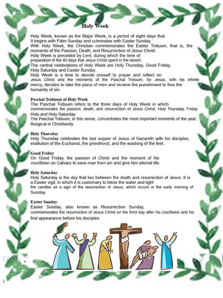Holy Week | PDF
